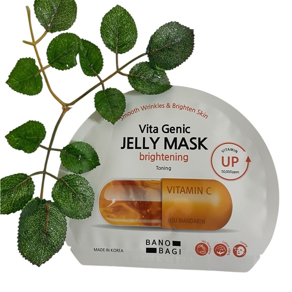 New 5/$18 BANOBAGI Vita Genic Smooth Wrinkles Brighten Skin Jelly Mask - Picture 1 of 3